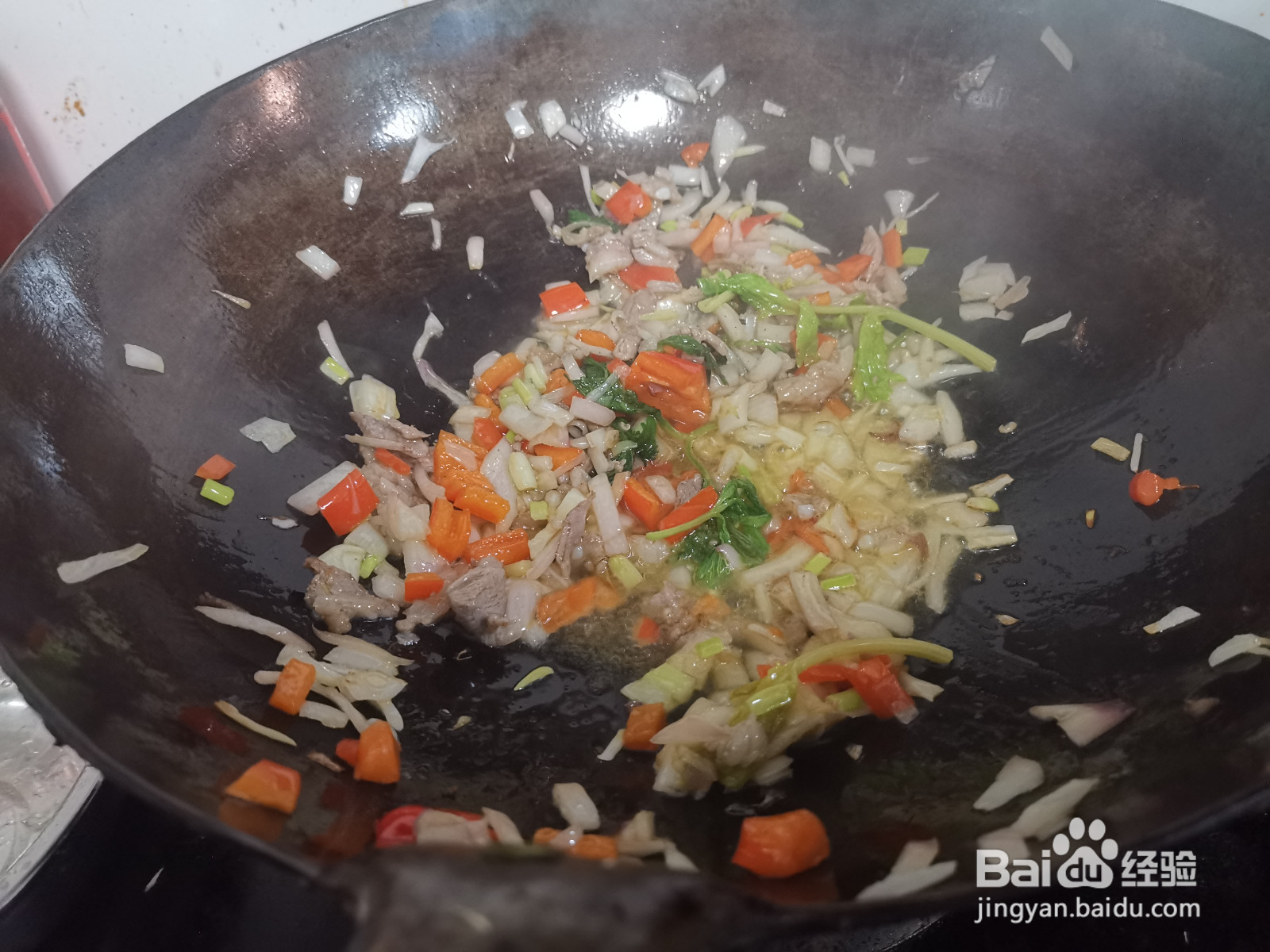 洋葱末炒土豆丝