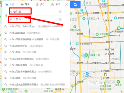 哈尔滨去长白山怎么走?