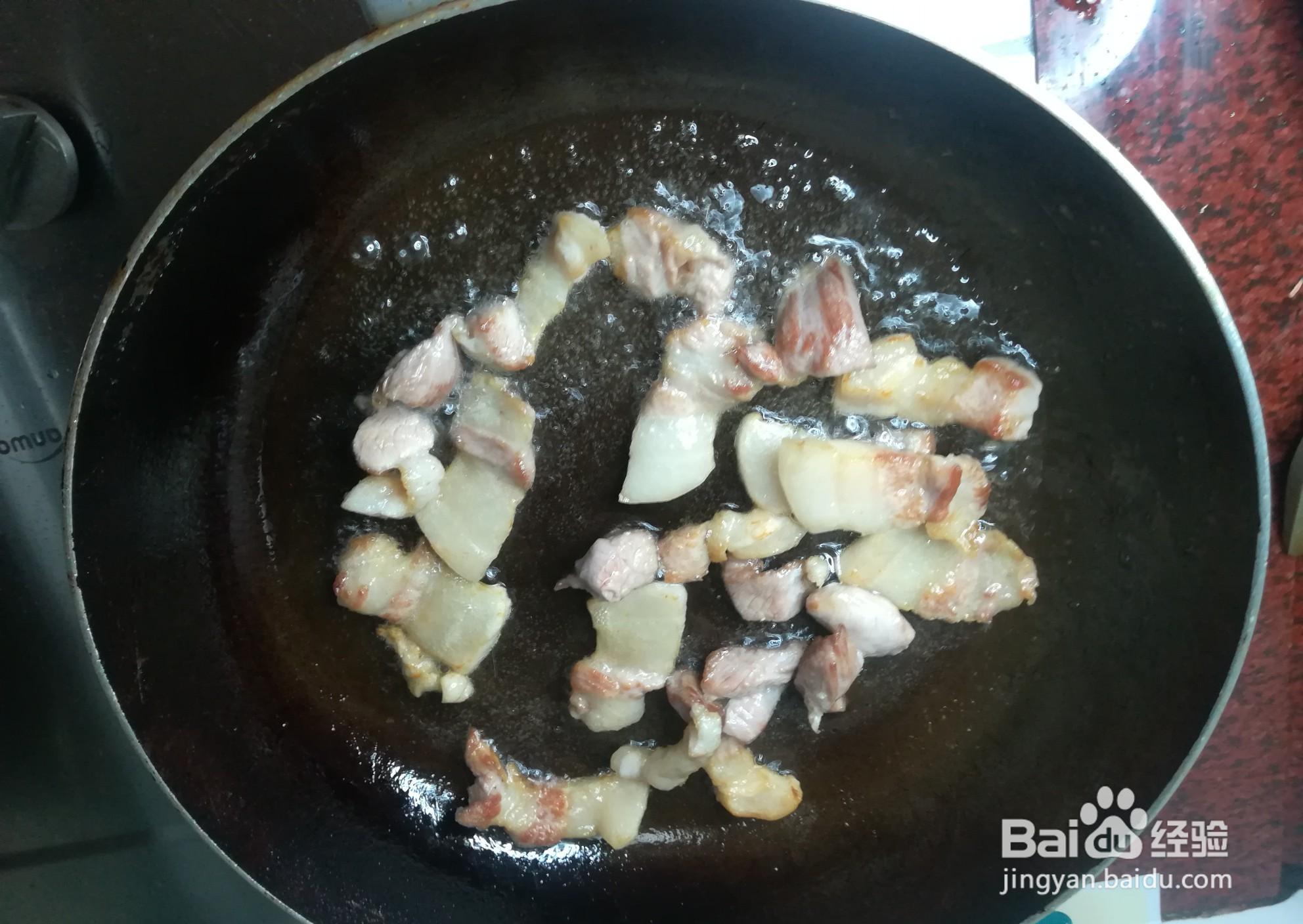 跟着做大家都喜欢的五花肉煎豆腐
