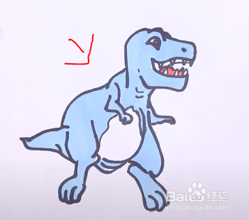 怎样画最像的霸王龙