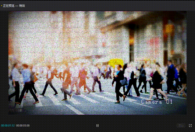 剪映怎样制作监控风格的视频画面