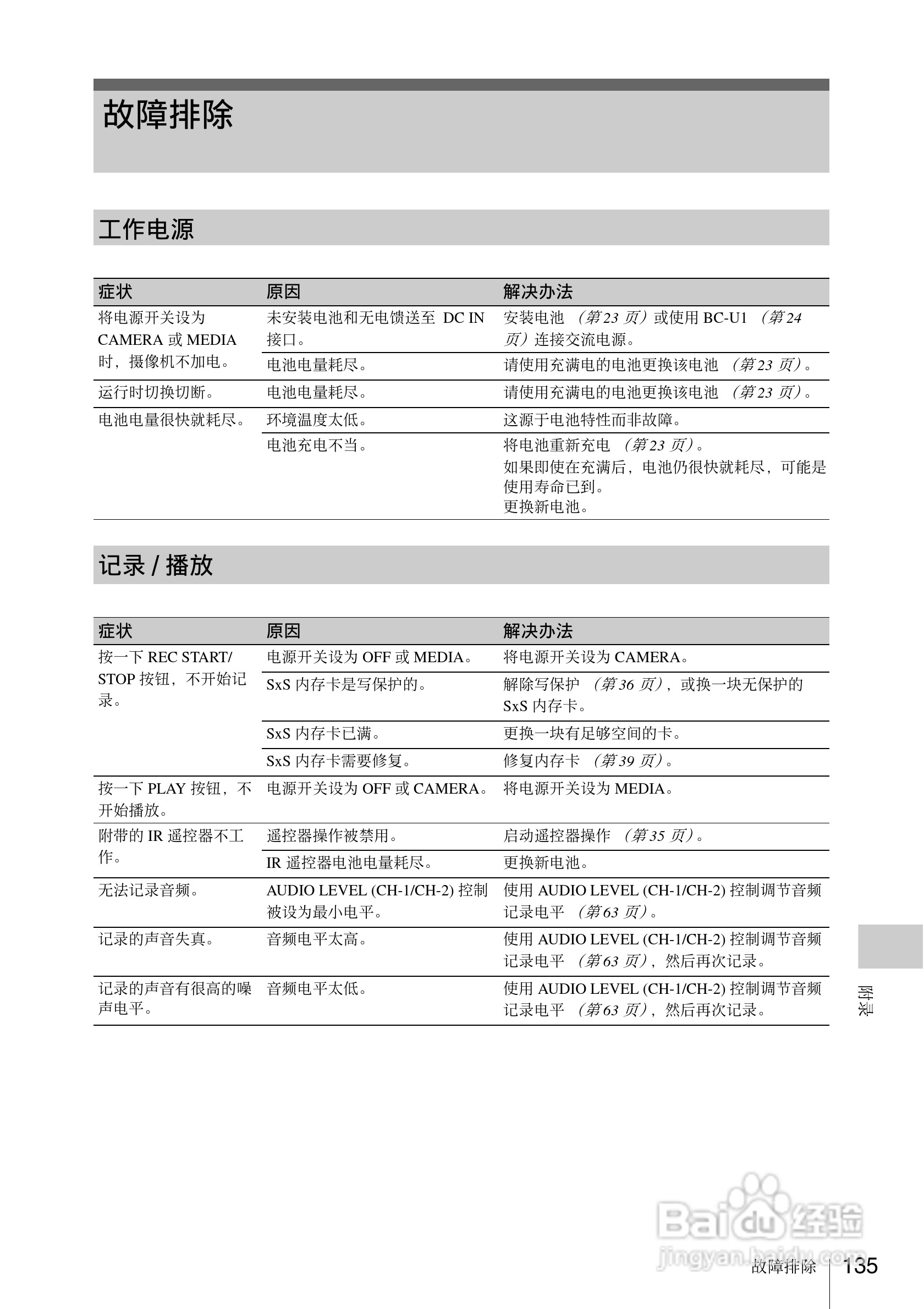 索尼PMW-EX3数码摄像机使用说明书:[14]