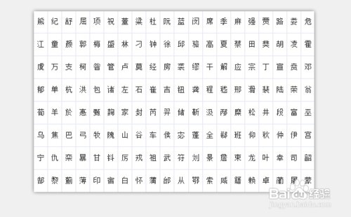 百家姓大全集带拼音