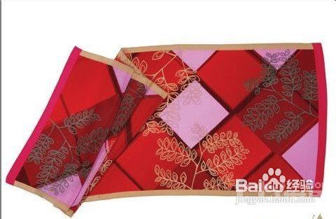 小方丝巾的系法及图解之内外结