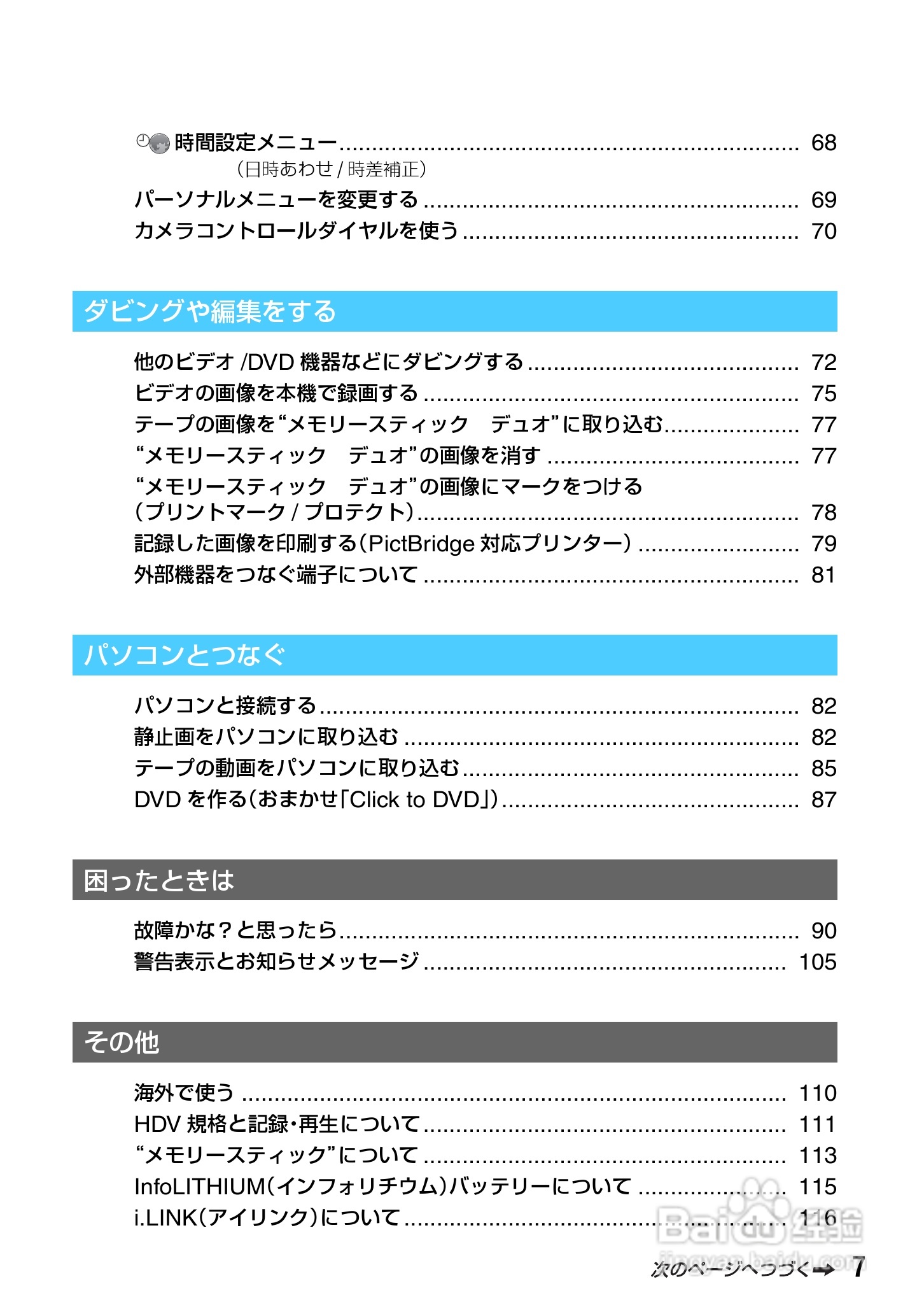 SONY HDR-HC3摄像机说明书:[1]