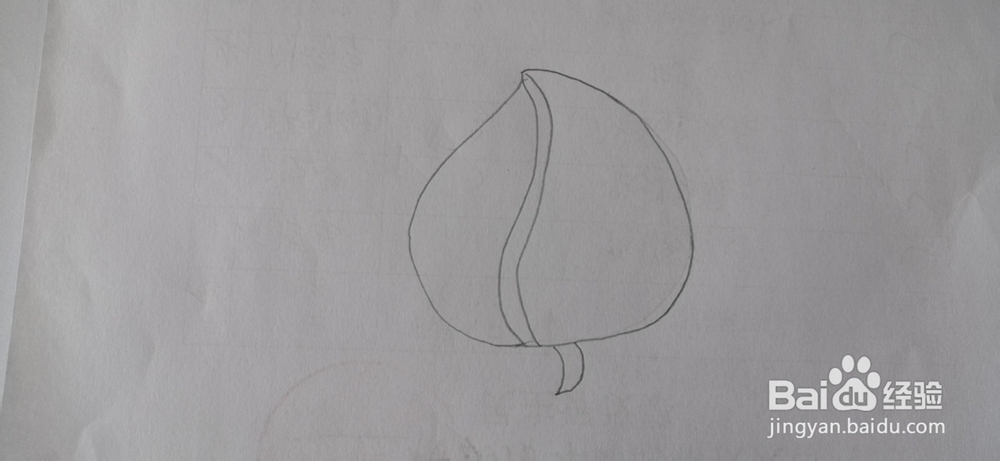 如何画寿桃简笔画？