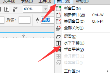 CorelDraw2019同时显示两个页面的方法