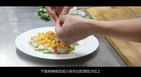 加拿大龙虾牛油果沙拉