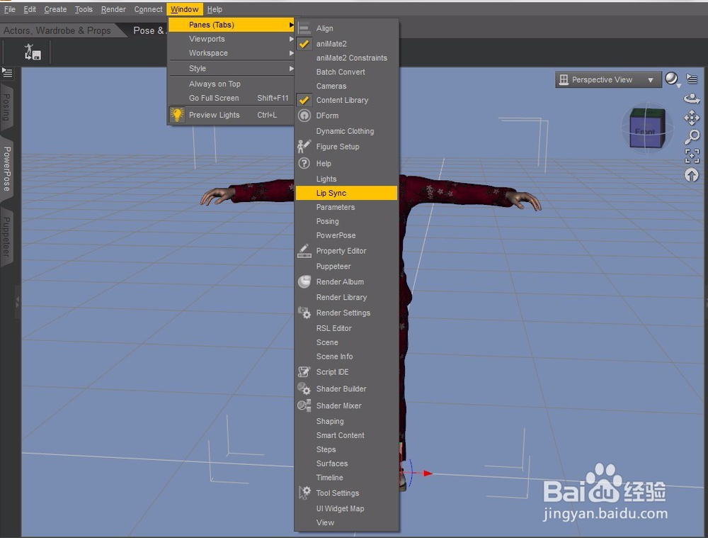 如何让daz studio说话插件mimic live!lip sync
