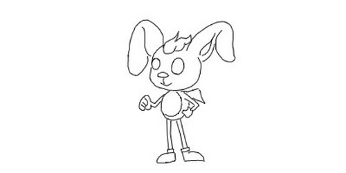 兔子精灵怎么画