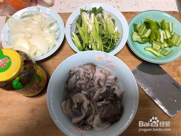 怎么做酱爆八爪鱼