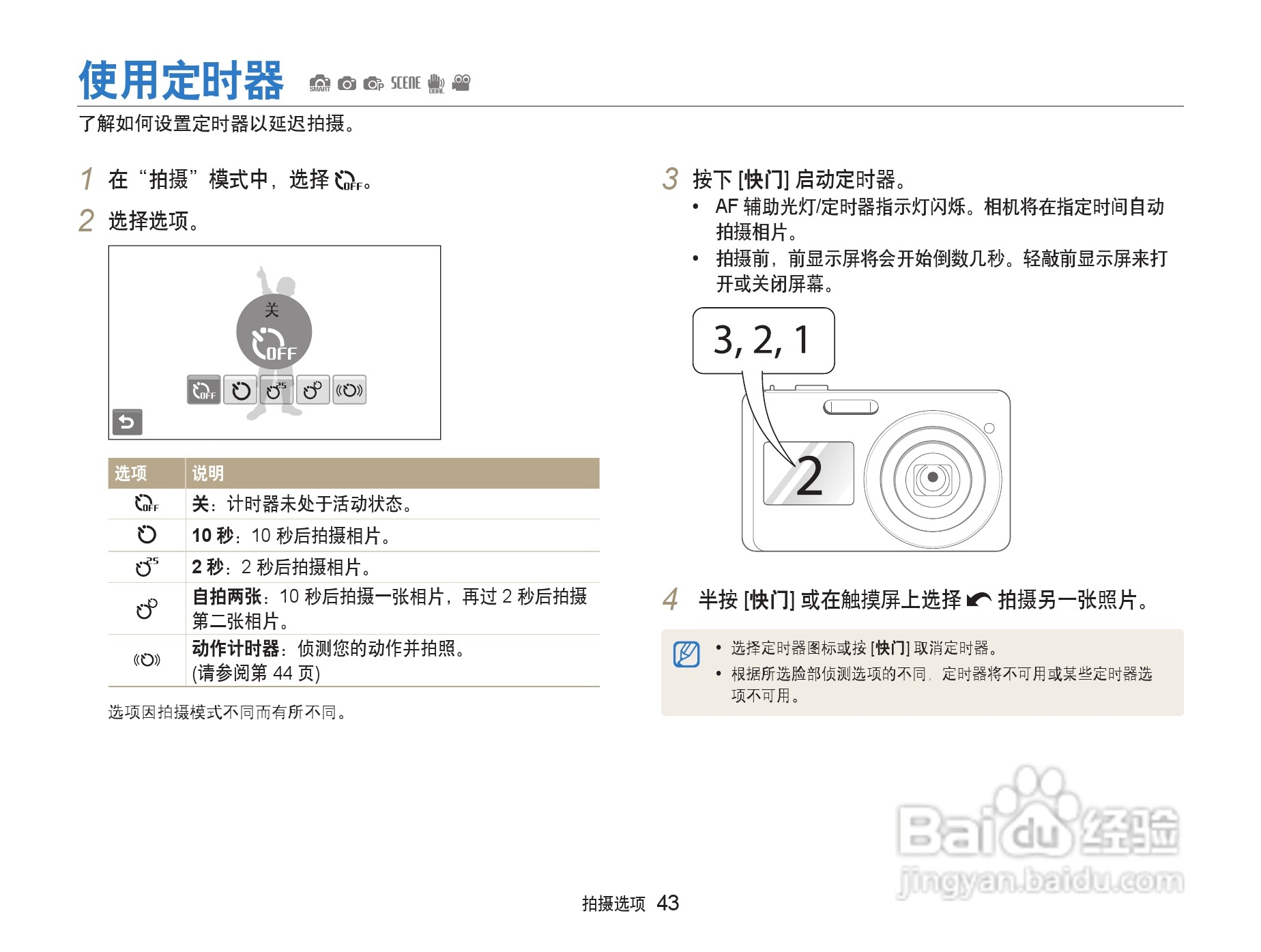 三星ST500数码相机使用说明书:[5]