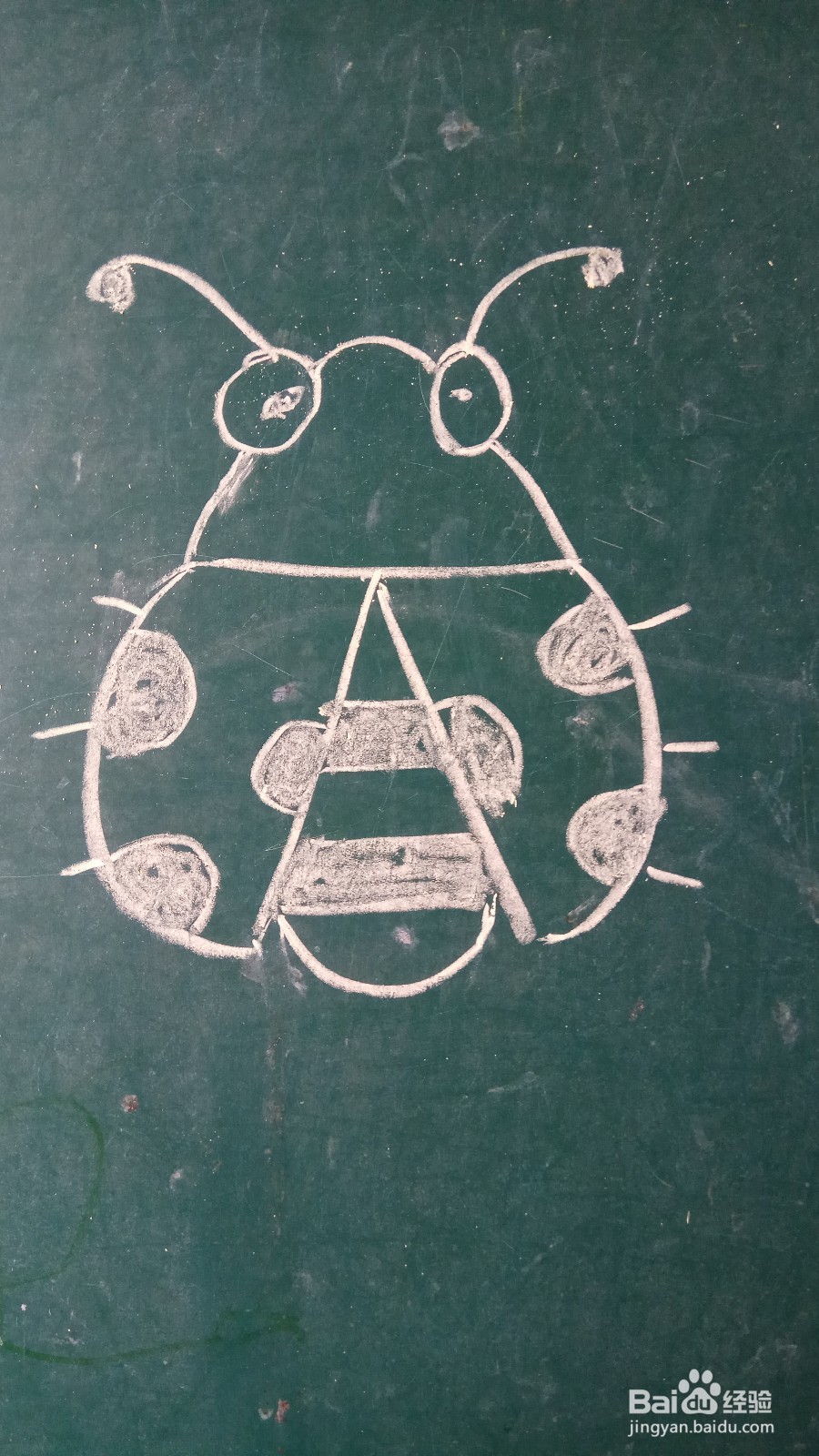 儿童简笔画七星瓢虫的简单画法