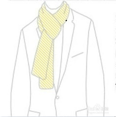 超简单时尚的男士围巾围法