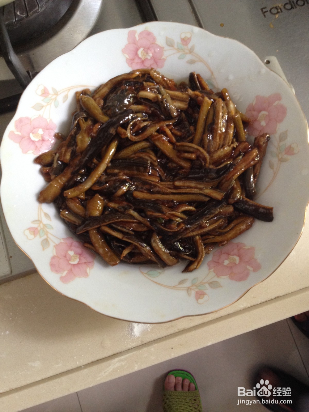 响油鳝丝的自创炒法