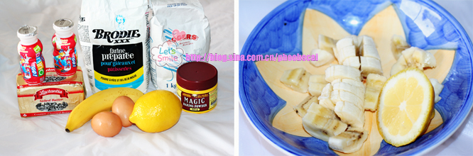 香蕉玛芬蛋糕&温哥华2011第一场雪