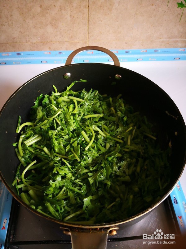 如何制作茼蒿炒鸡蛋