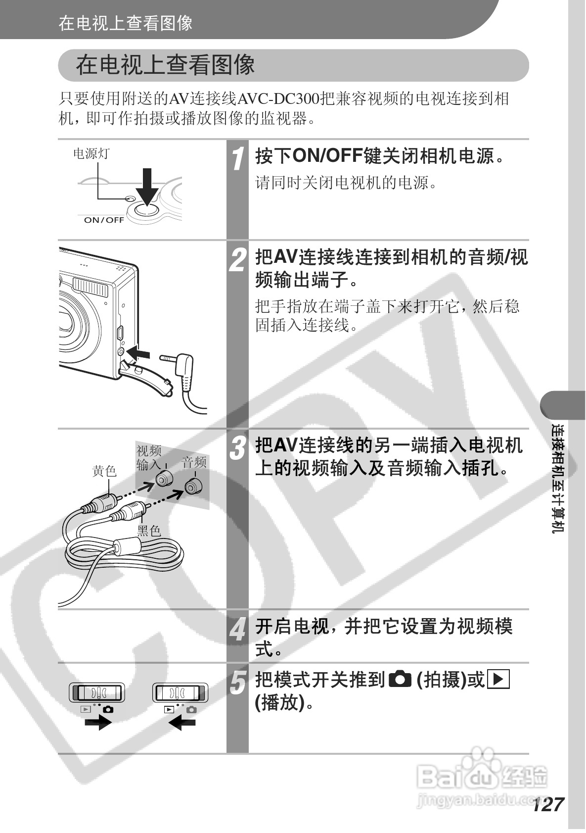 佳能DIGITAL IXUS 500数码相机使用说明书:[13]
