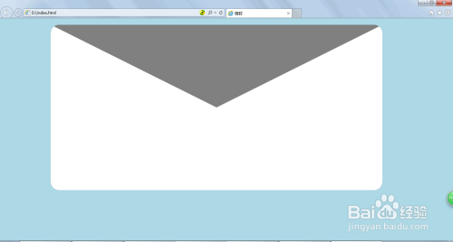 如何用CSS制作信封图案