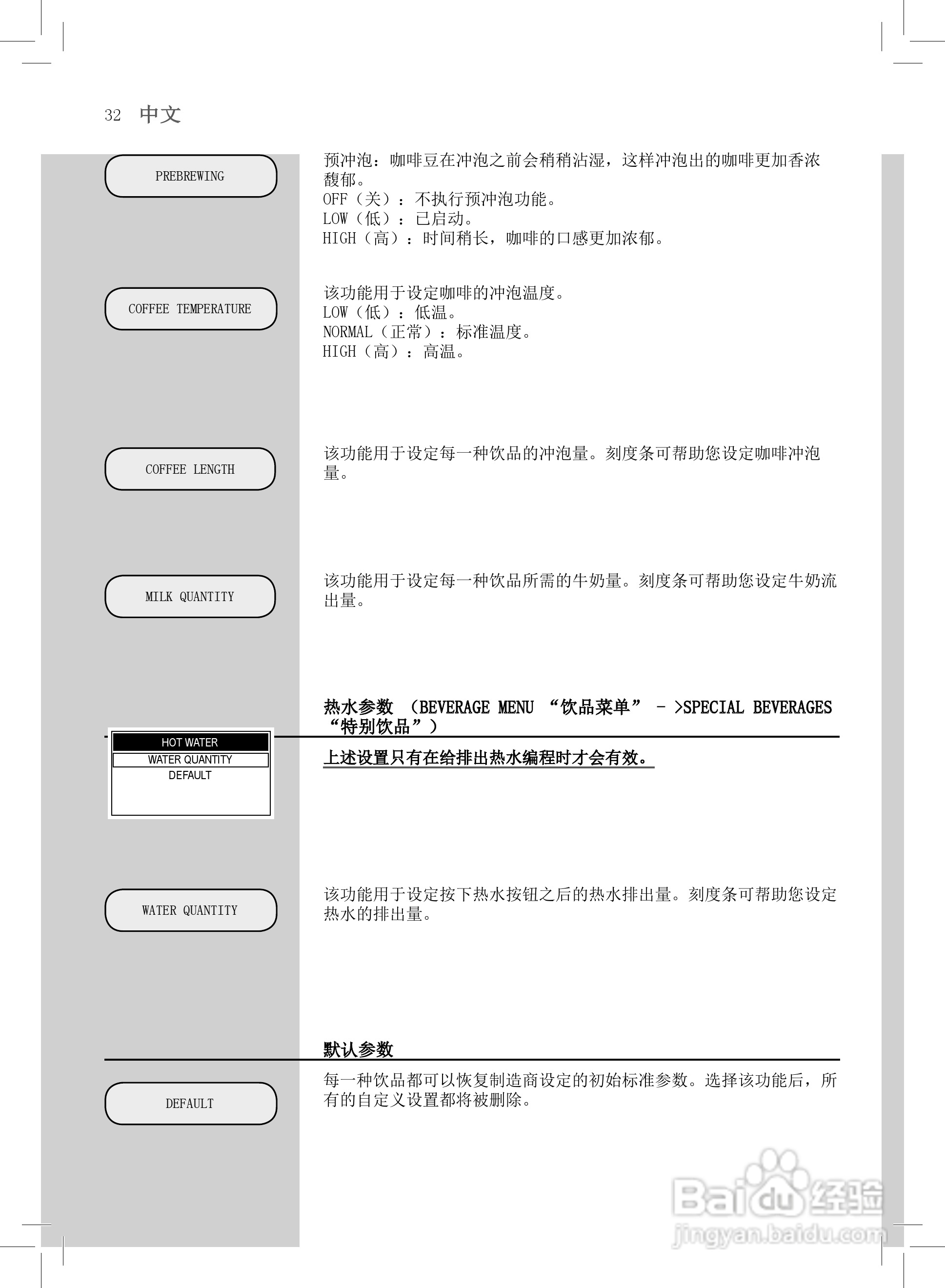 飞利浦 HD8930咖啡机使用说明书:[4]