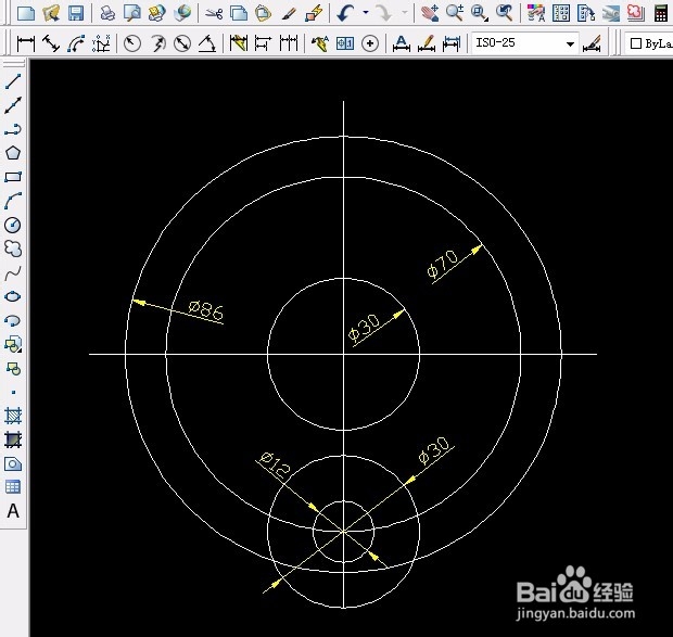 CAD实例第22课 线形的变粗操作