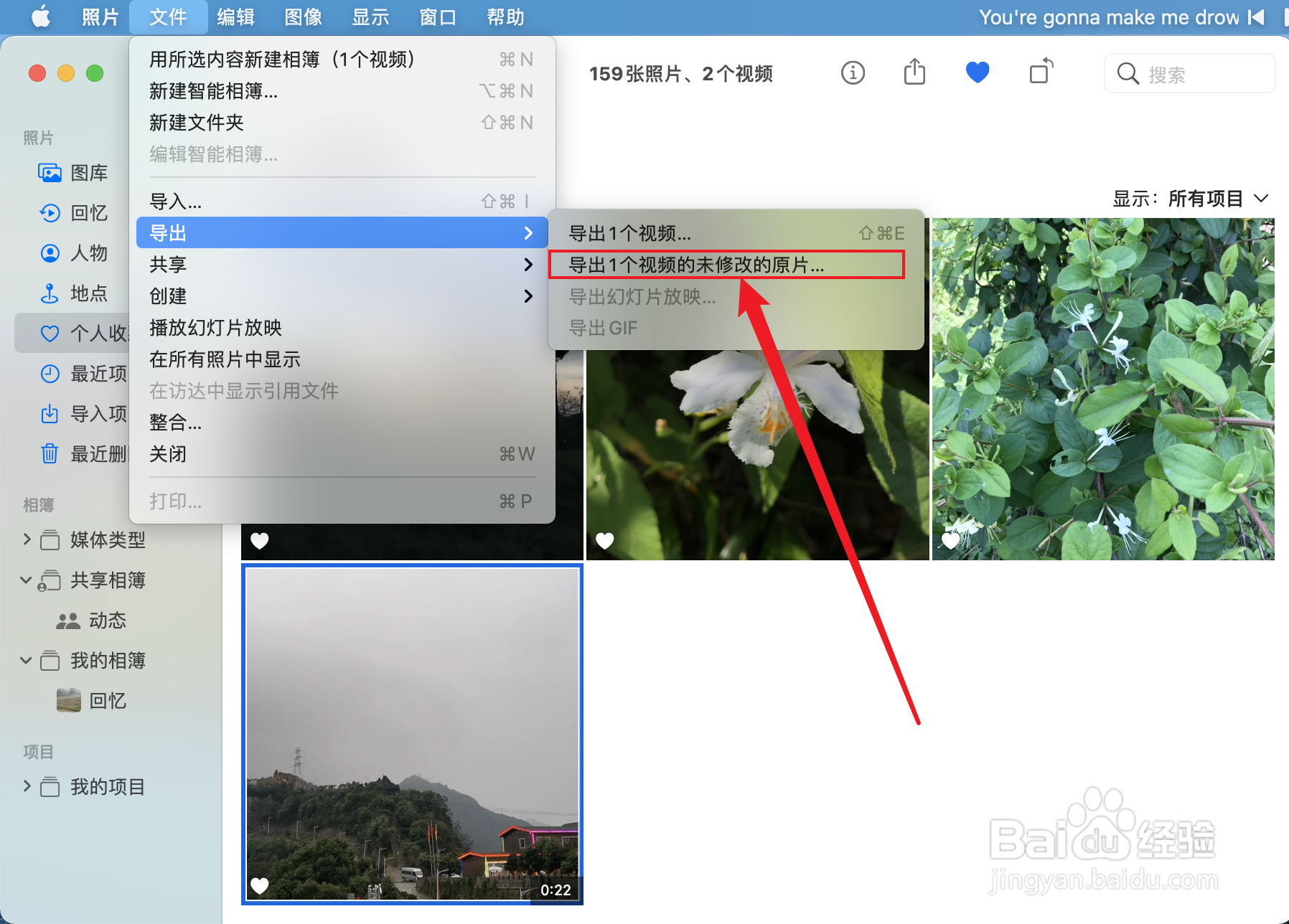 mac照片如何找到照片的原片