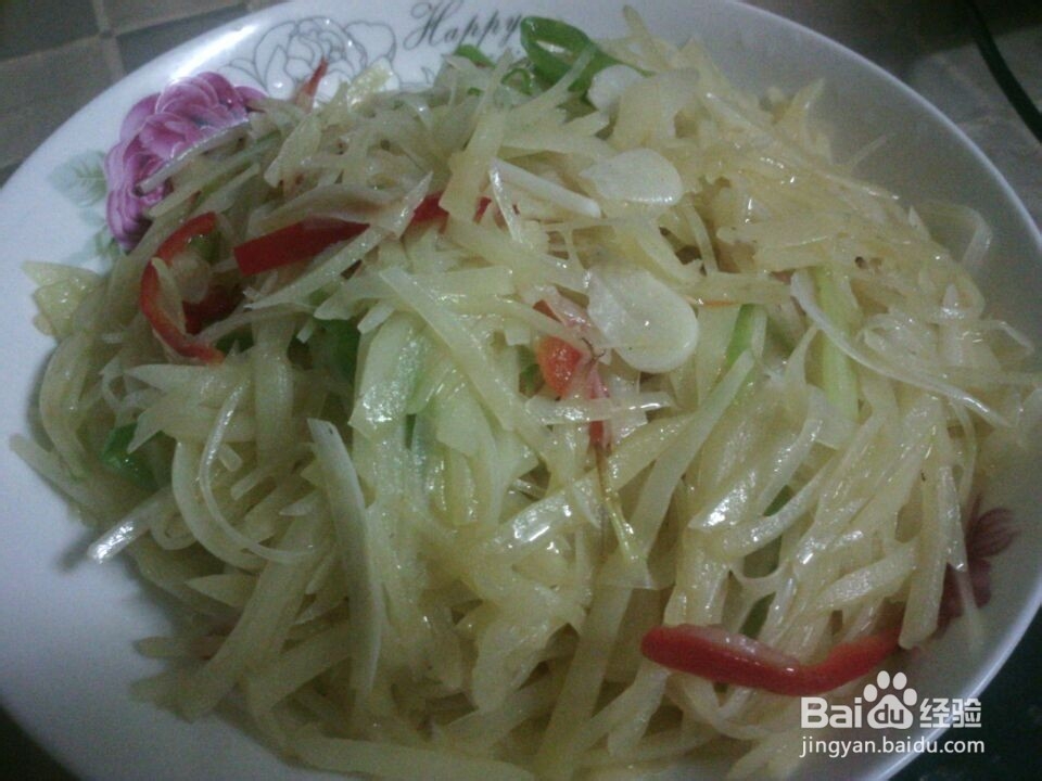 怎样做出清脆可口的土豆丝