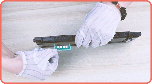 「教程」118A(150A)系列打印机粉盒芯片怎么换