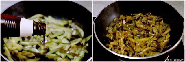 素炒茄条，防衰老防胃癌护血管女人老人多吃