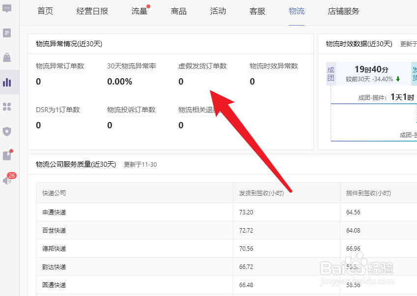拼多多商家电脑端如何查看近30天虚假发货订单数
