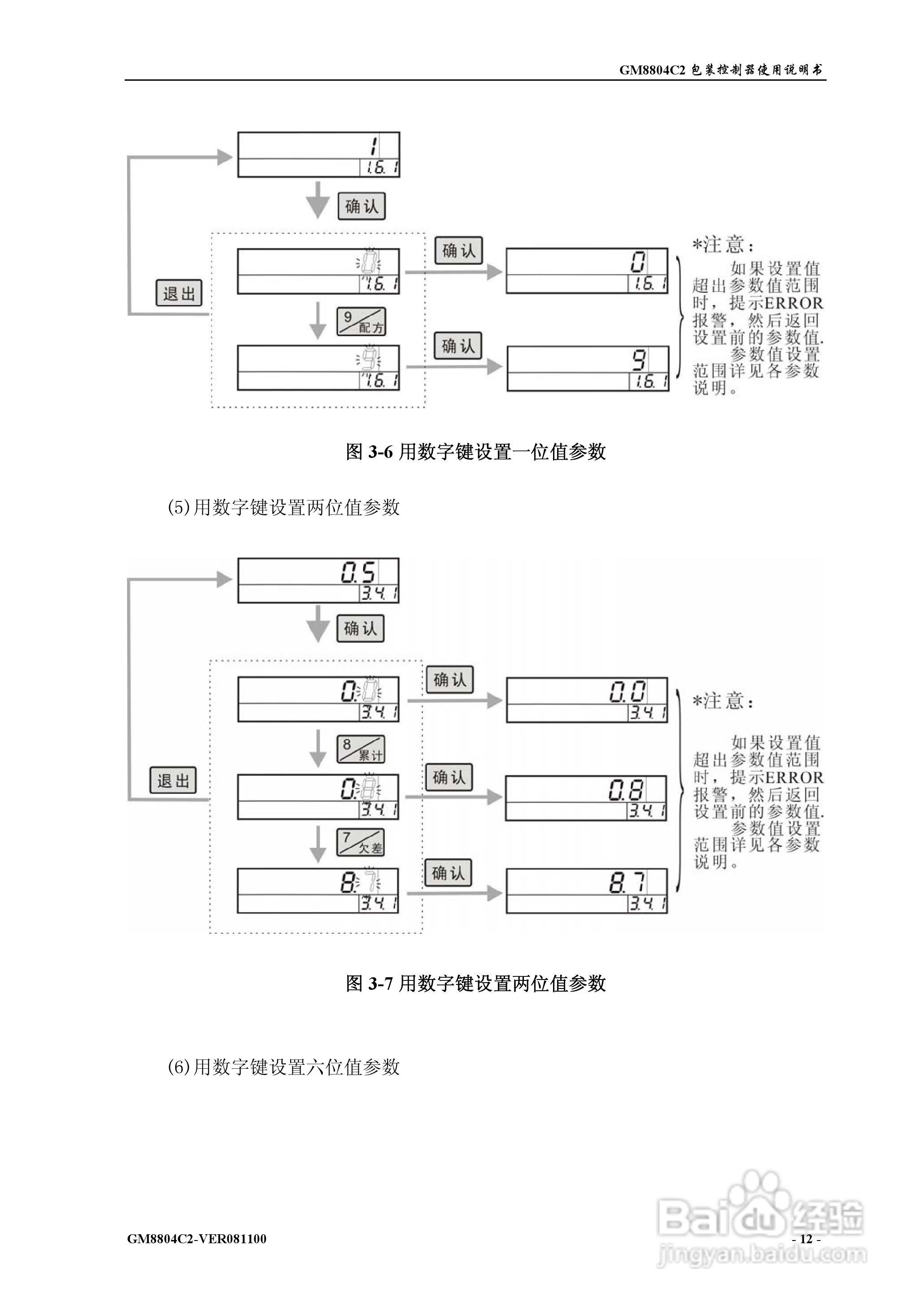 杰曼GM8804C2包装控制器使用说明书:[2]