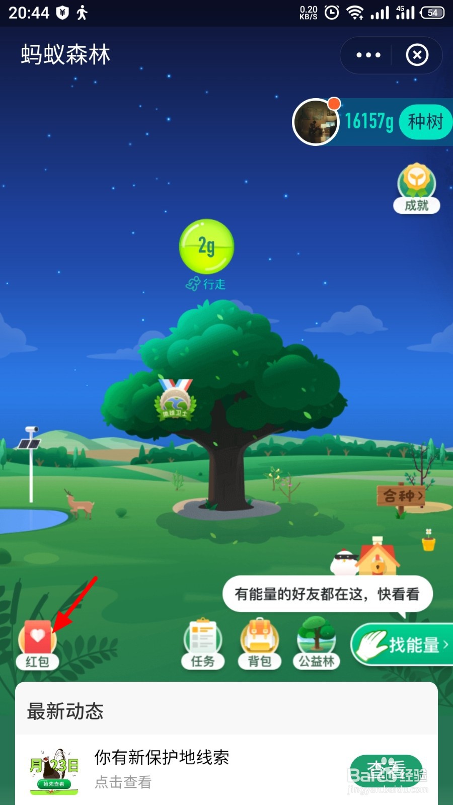 蚂蚁森林爱心红包怎么发