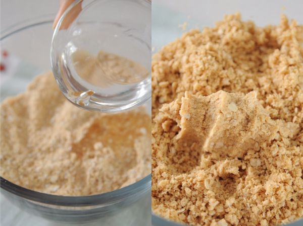 抹茶慕斯燕麦派