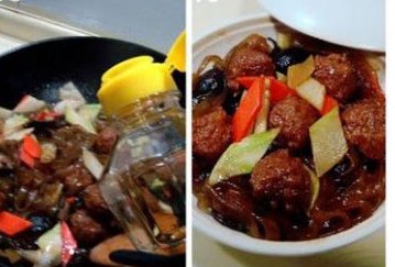 丸子烧粉条的做法
