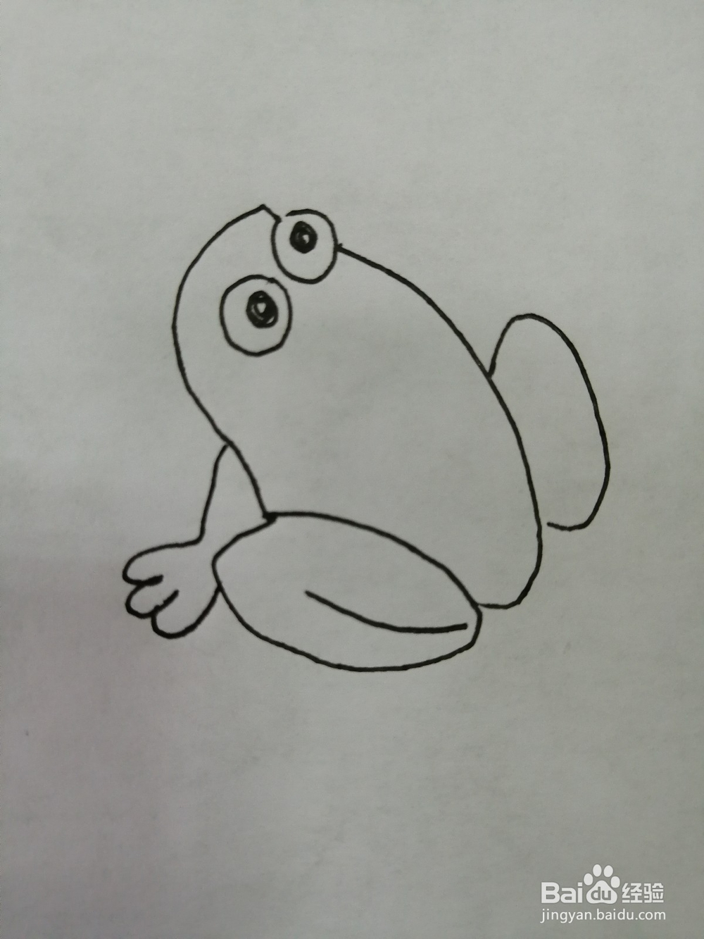 可爱的小青蛙怎么画