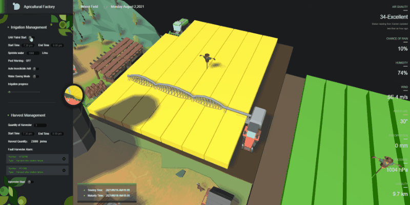 搭建智慧农场 3D 可视化管理平台