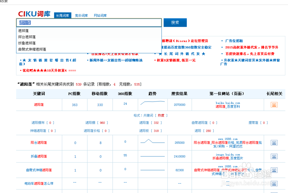 常用的关键词挖掘方法（上）