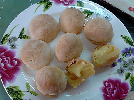 卡仕达爆浆麻糬