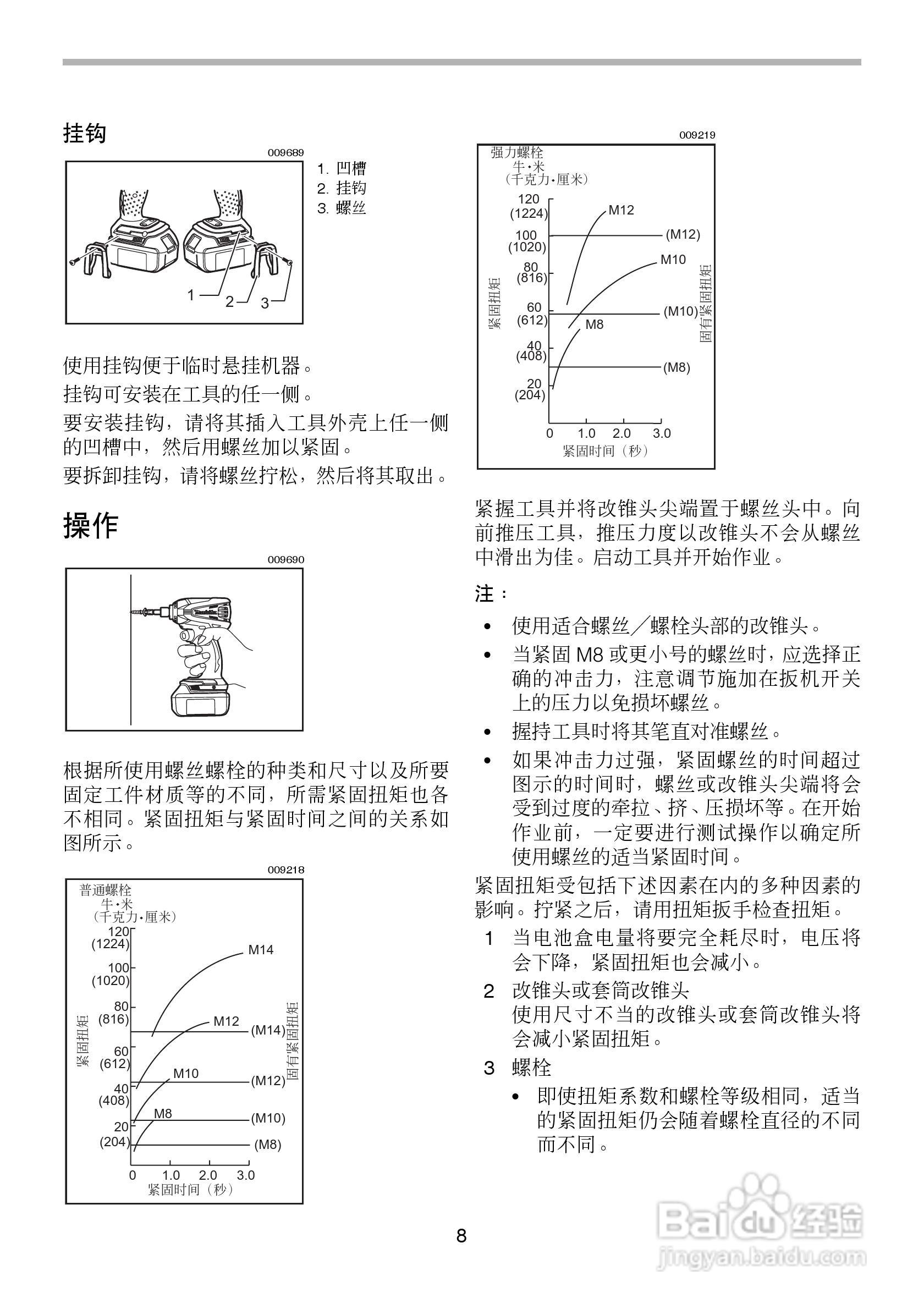 牧田充电式冲击起子机BTD144型使用说明书:[1]