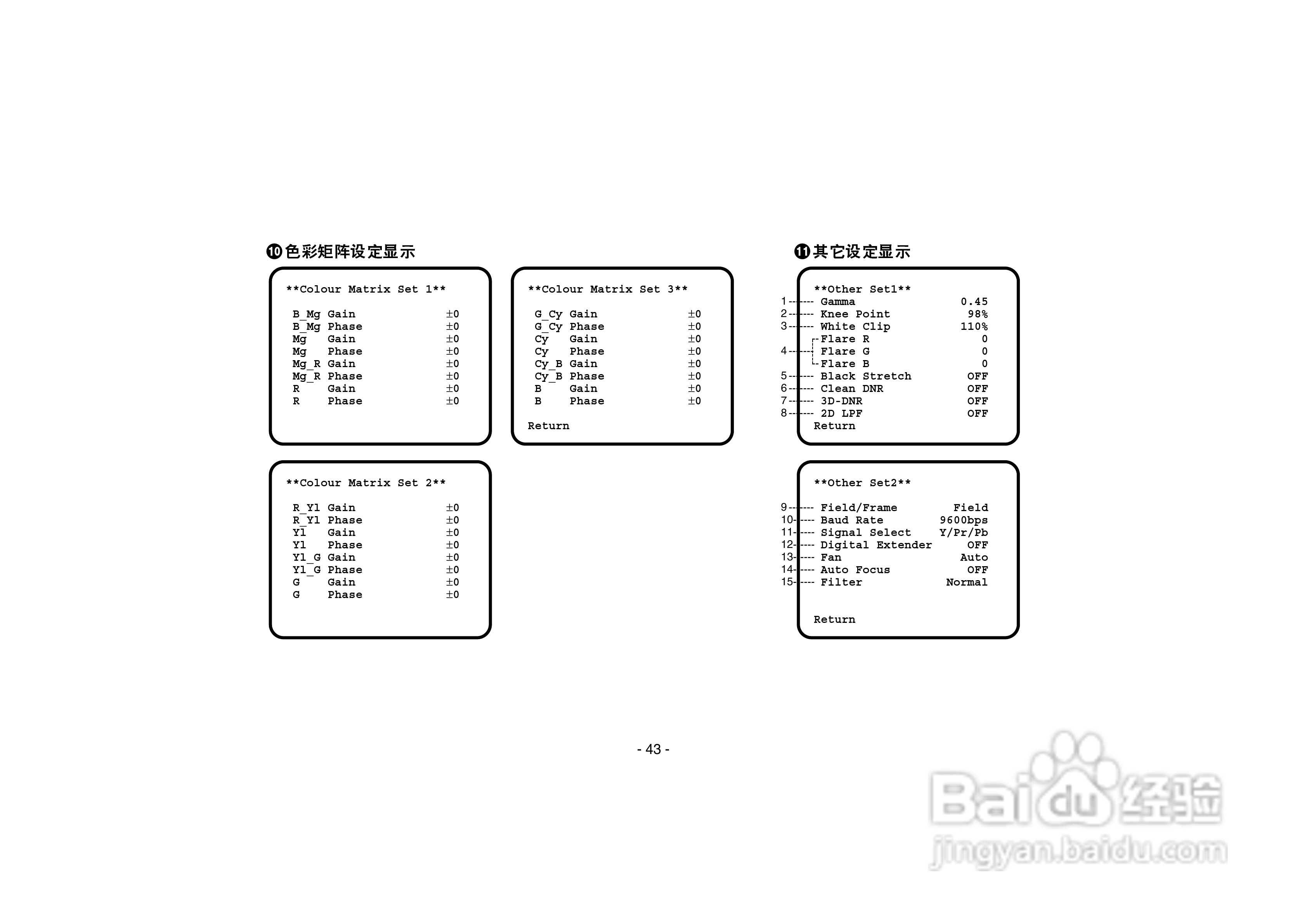 松下AW-E350数码摄像机说明书:[5]
