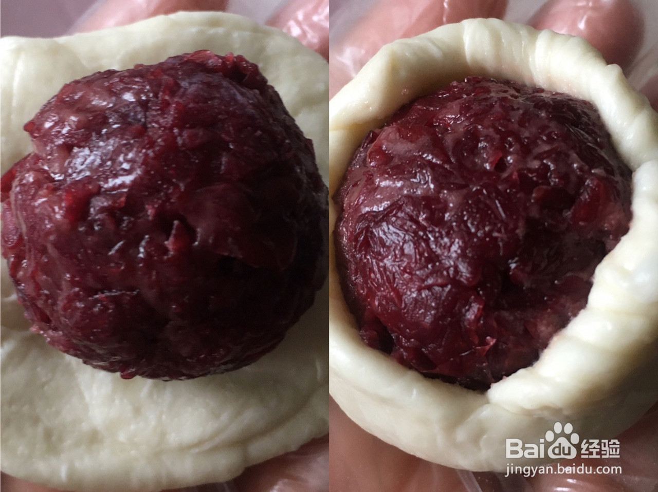 手抓饼版鲜花饼的做法