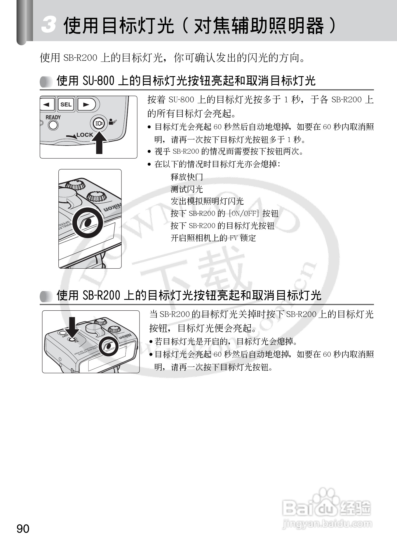 尼康SB-R200数码相机使用说明书:[10]