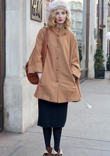 4款毛呢外套+帽子温暖搭