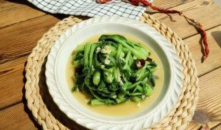 蒜蓉鸡毛菜怎么做？