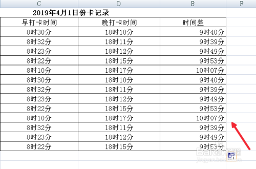 怎么计算excel表格中的时间差