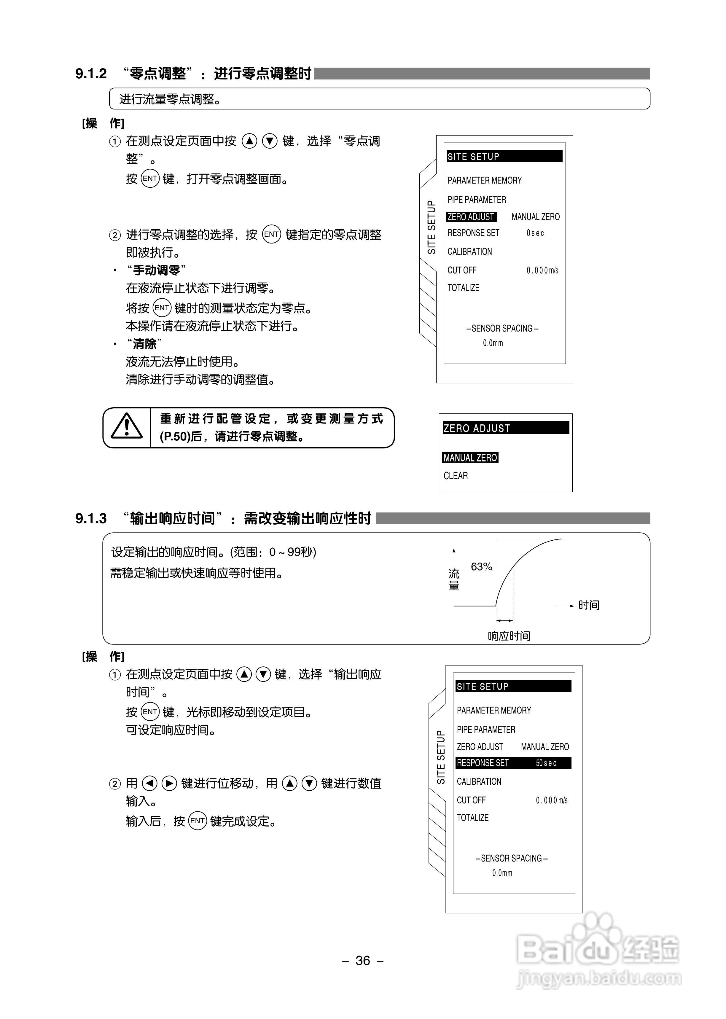 富士电机FLD-1便携式超声波流量计说明书:[5]