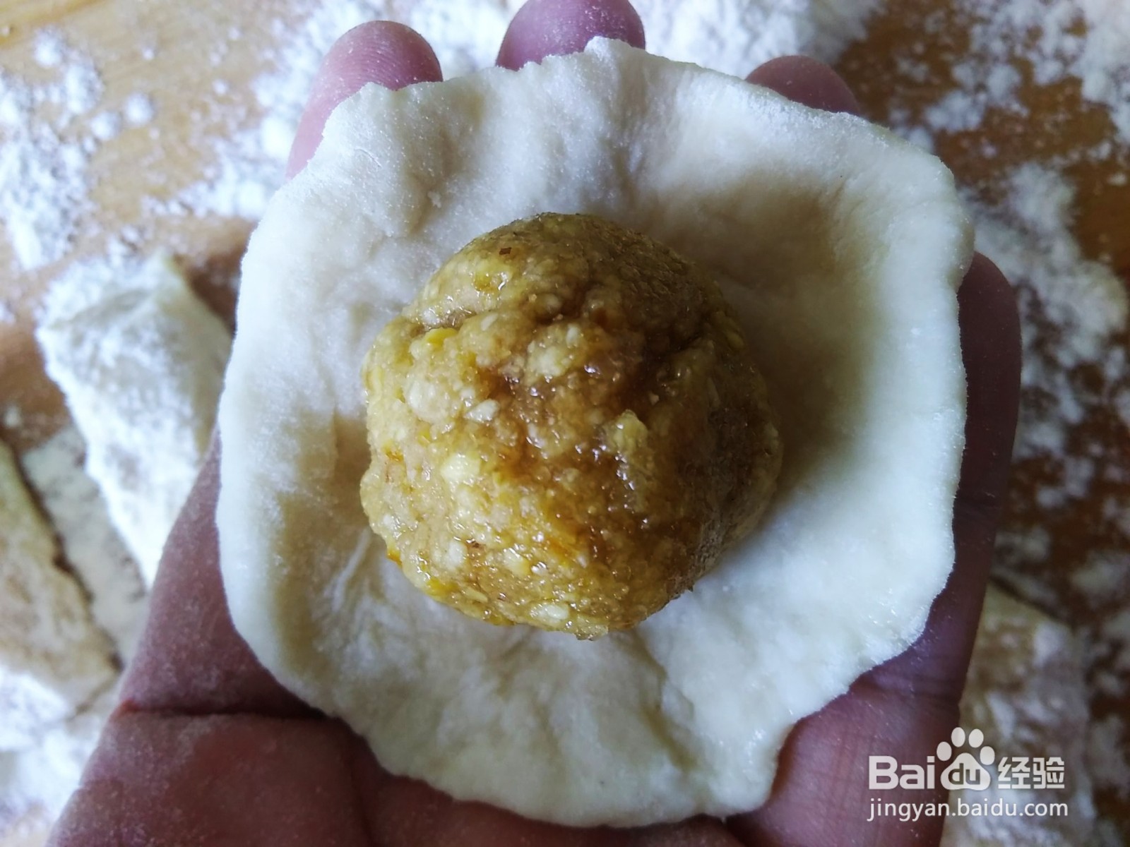 板栗小煎饼的做法