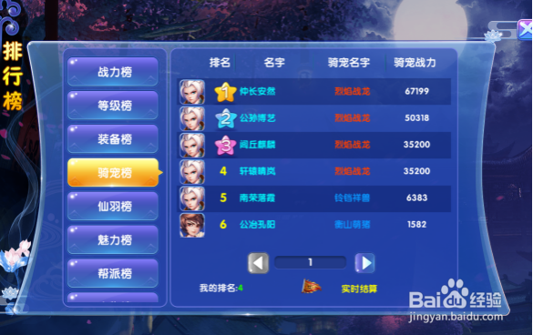 诛仙记有哪些排行榜？