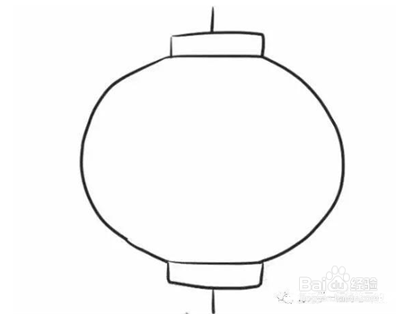 教你画灯笼的简笔画