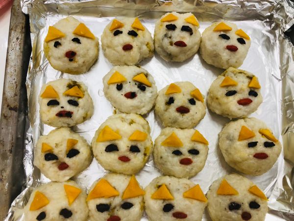 糯米南瓜馅夹心小饼